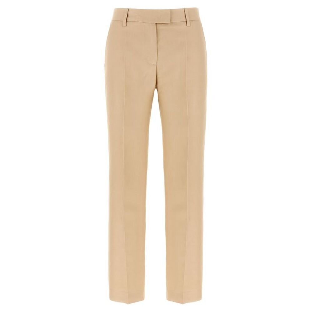 Alberto Biani Beige Viscose Chino Women's Pants